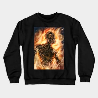 Fire Zombie Crewneck Sweatshirt